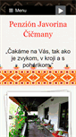 Mobile Screenshot of penzionjavorina.sk